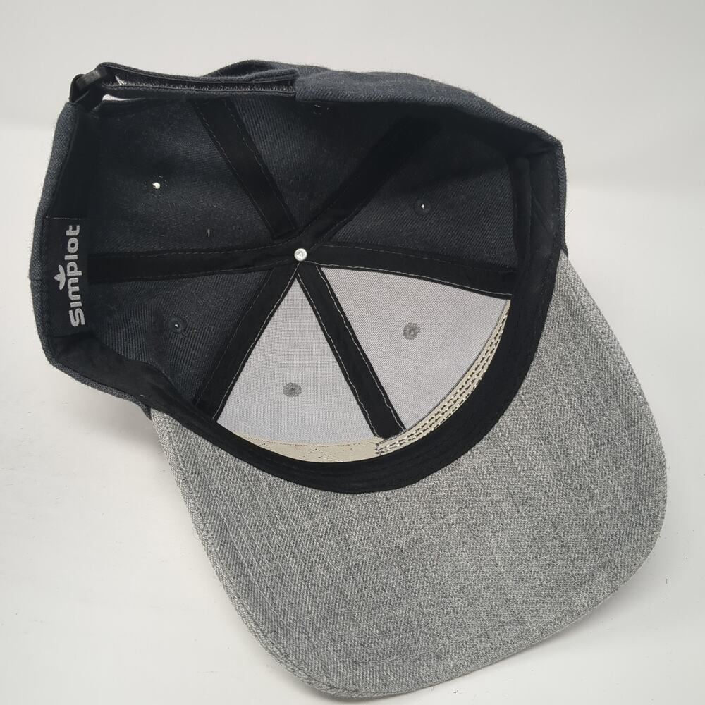 Simplot Strapback Baseball Cap Gray One Size Adju… - image 6